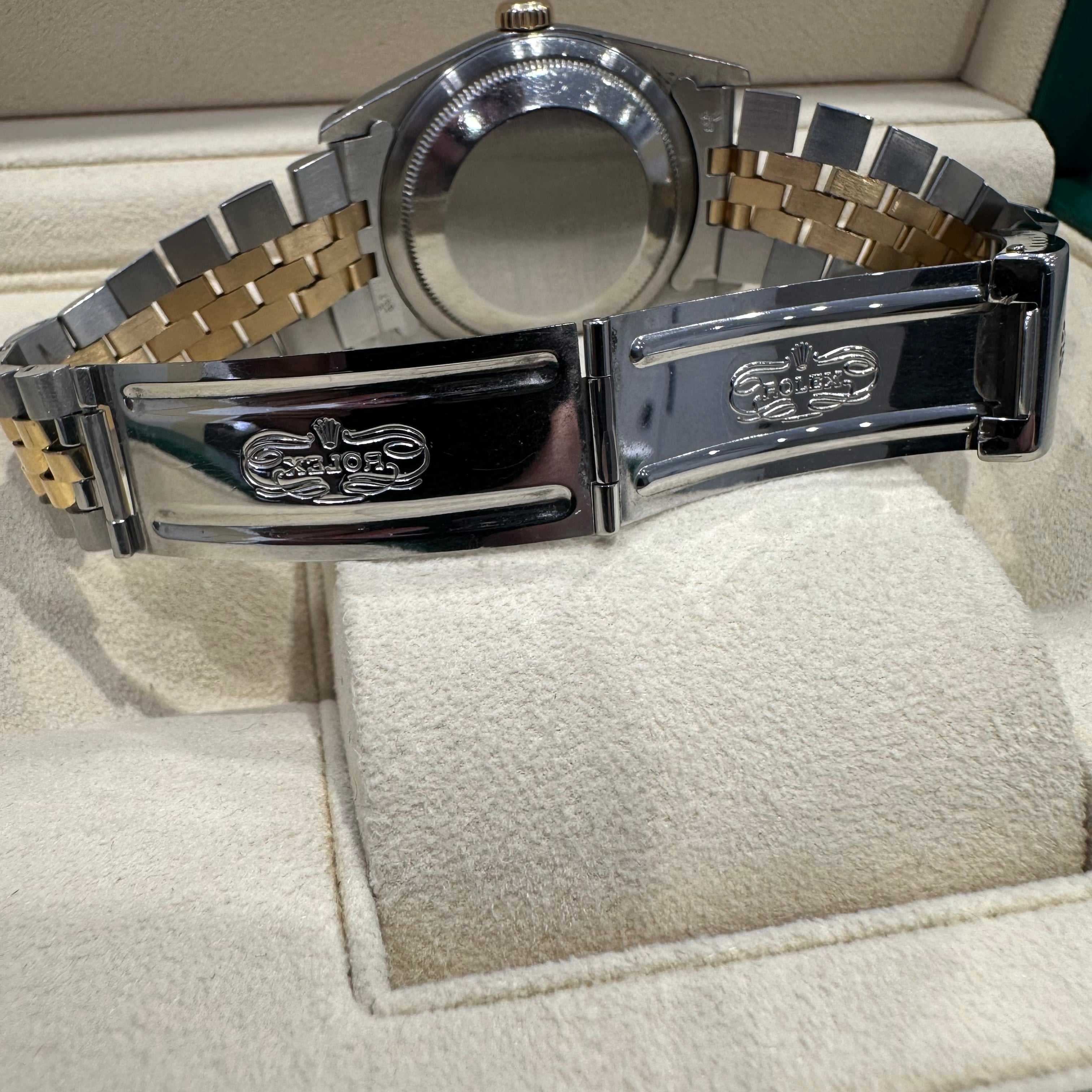 Rolex Gents Datejust Steel & Gold Champagne Dial, 1993, Box