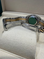 Rolex Datejust Ladies Jubilee Steel & Gold Champagne Diamond Dot Dial