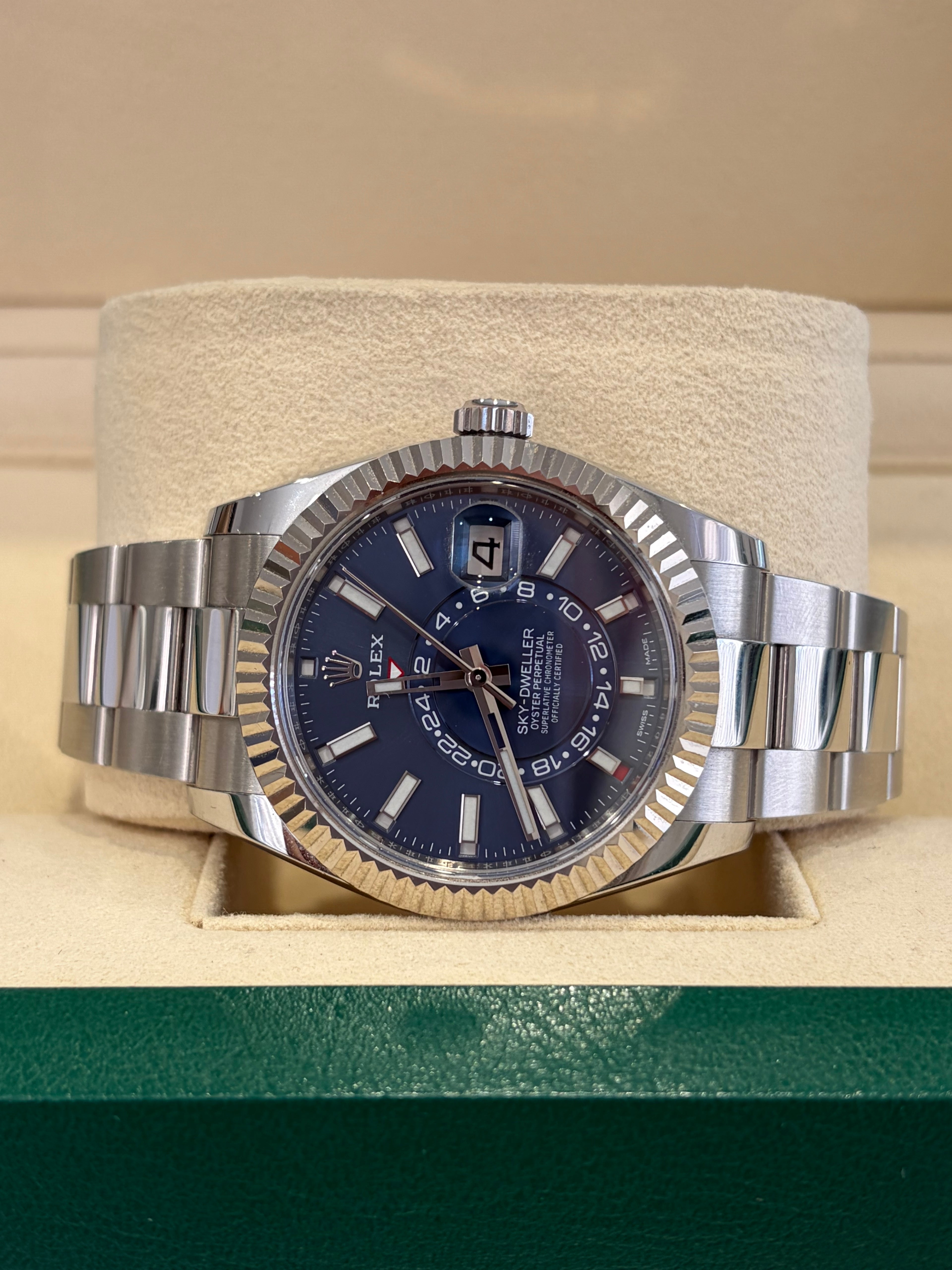 Rolex Sky-Dweller 326934 Blue Dial, 2020 Box & papers