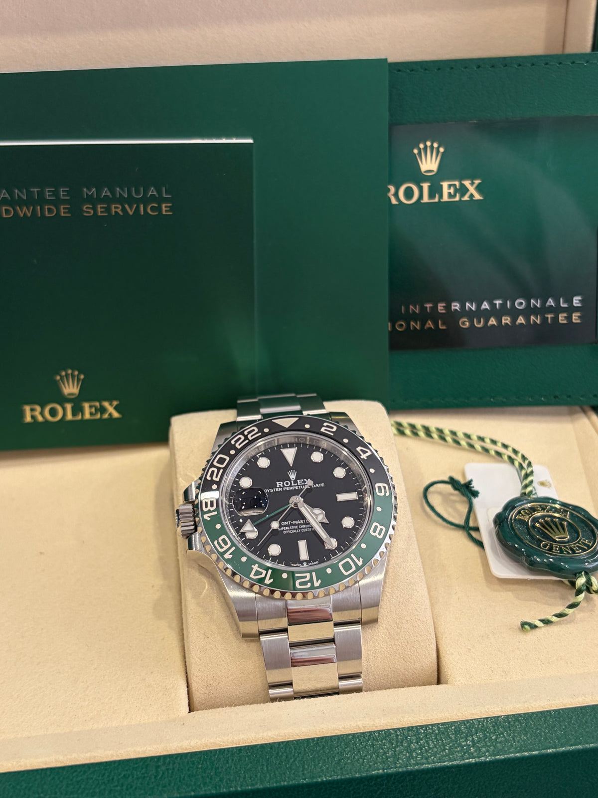 Rolex GMT Master II “Sprite” 126720VTNR Box & Papers