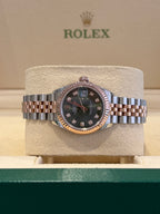 Rolex Date just 28mm Ref:279171 Olive Diamond dial 2019 Box & papers