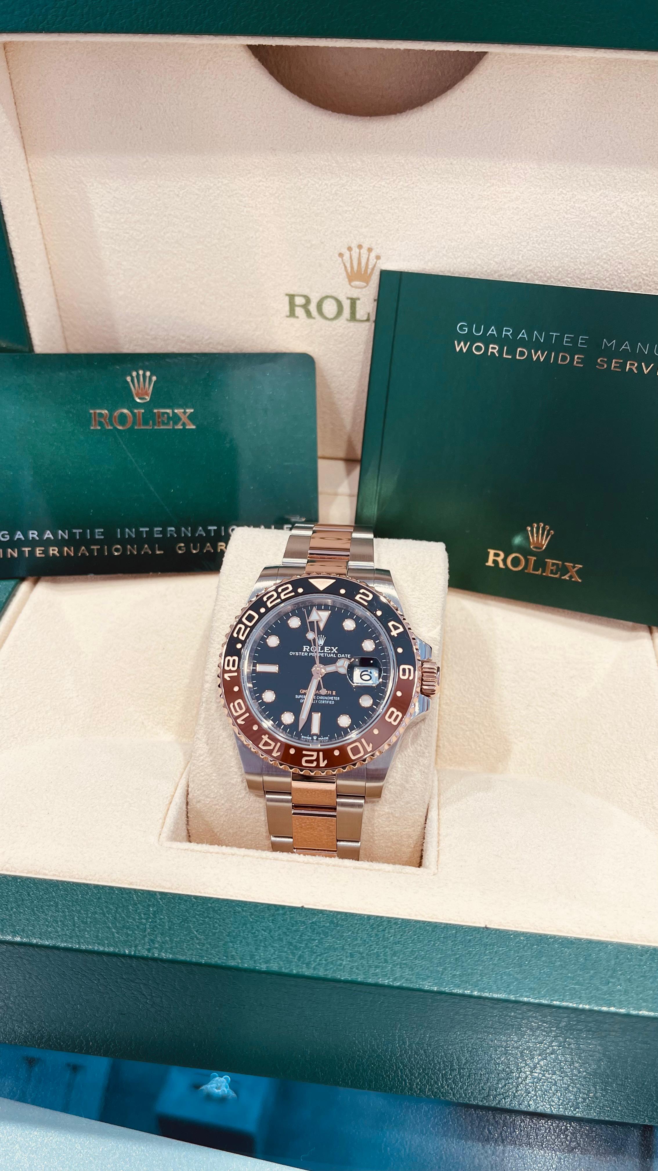 Rolex 126711CHNR GMT-Master II “Rootbeer” 2021 Box & Papers
