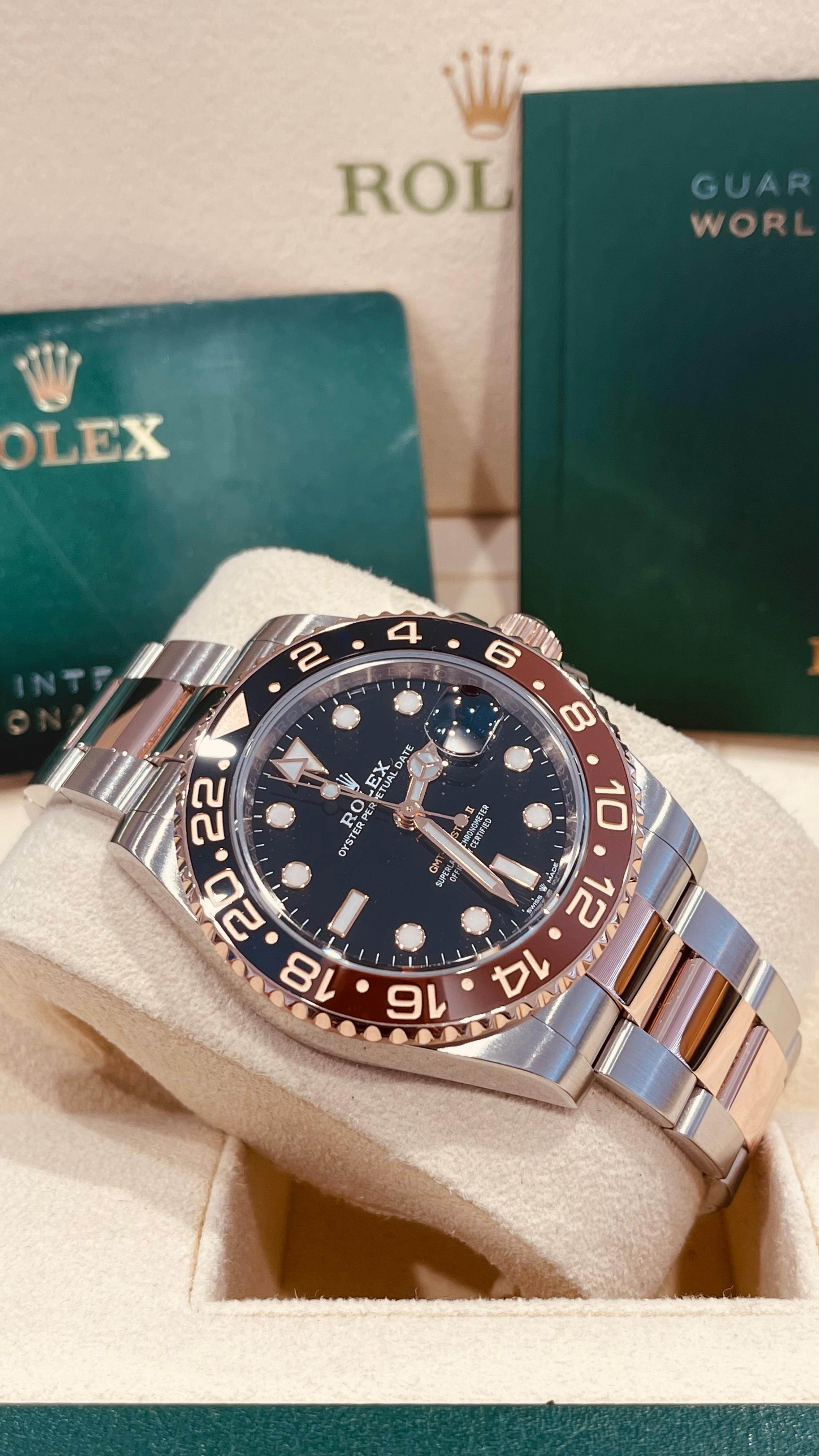 Rolex 126711CHNR GMT-Master II “Rootbeer” 2021 Box & Papers