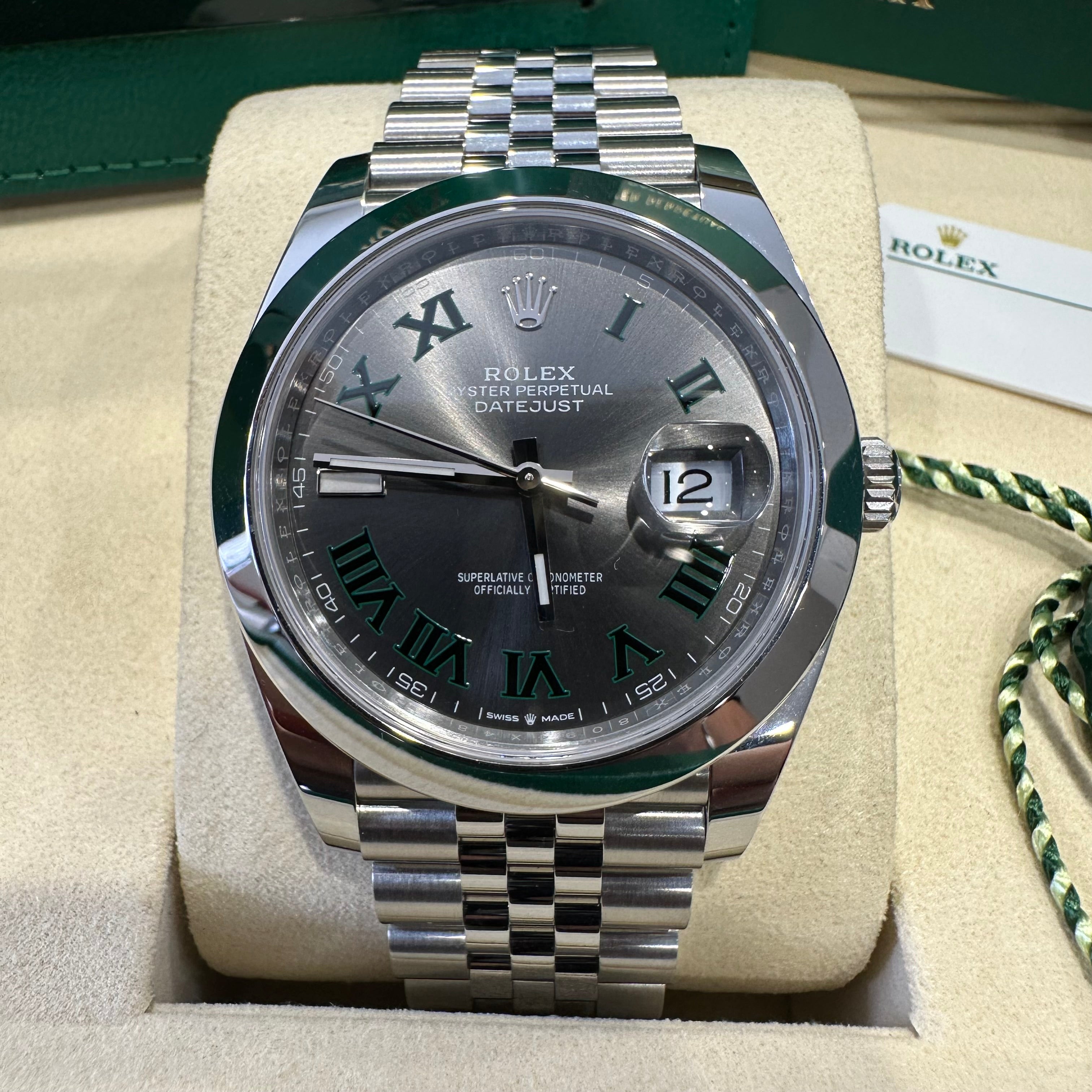 Rolex Datejust Gents Stainless Steel Jubilee Grey Roman Dial, 2026