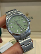 Rolex Oyster Perpetual 41mm “Pistachio” 2026 Box & papers Ref: 134300