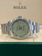 Rolex Oyster Perpetual 41mm “Pistachio” 2026 Box & papers Ref: 134300