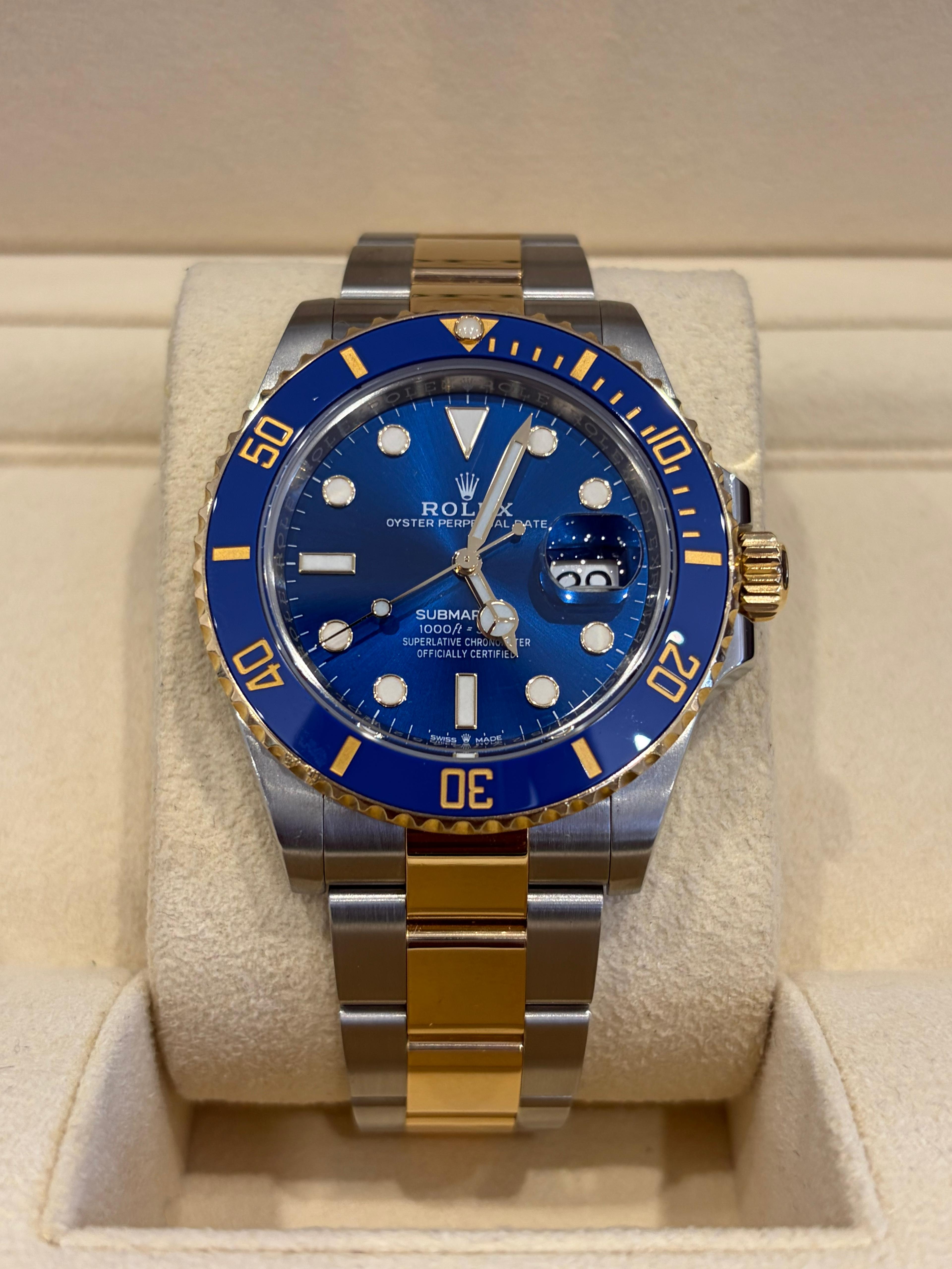 Rolex Gents Submariner Steel & Gold Blue, 2021