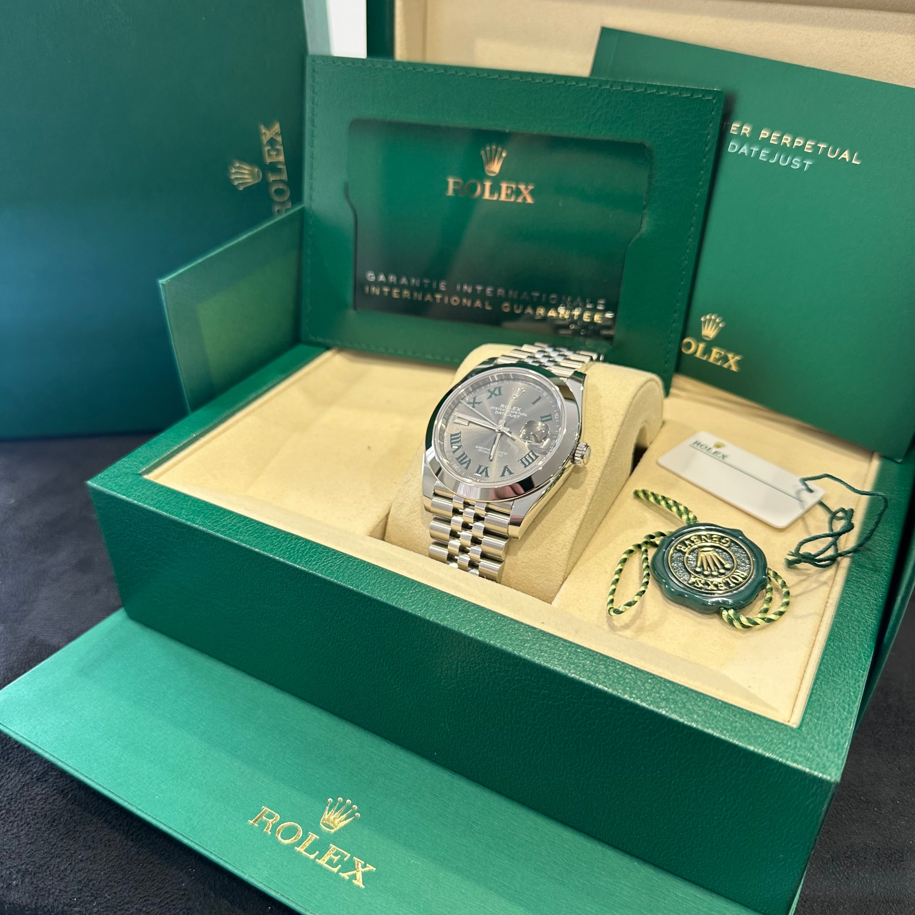 Rolex Datejust Gents Stainless Steel Jubilee Grey Roman Dial, 2026