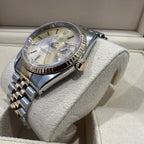 Rolex Gents Datejust Steel & Gold Champagne Dial, 1993, Box