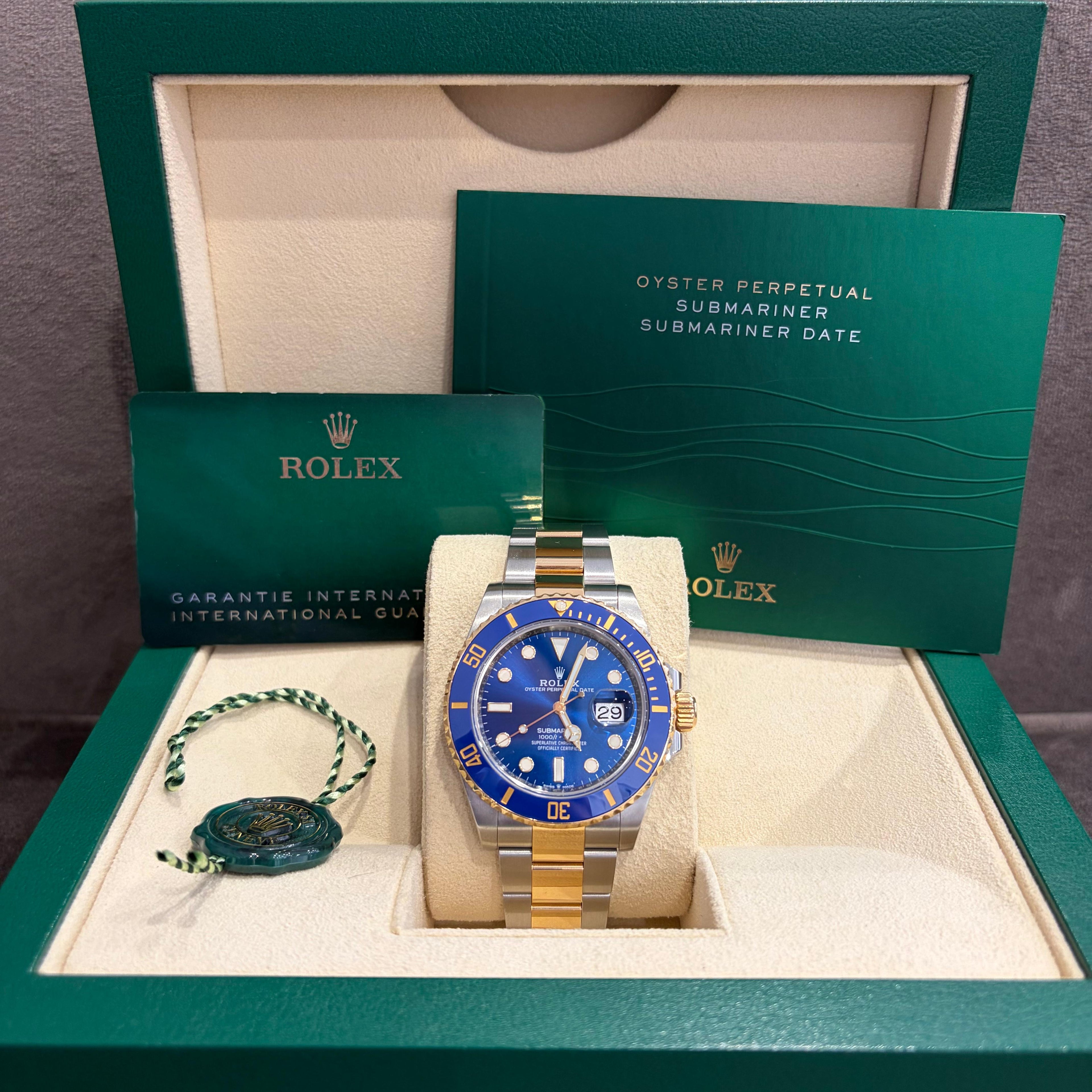 Rolex Gents Submariner Steel & Gold Blue, 2021