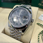 Rolex Datejust Gents Stainless Steel Jubilee Grey Roman Dial, 2026