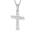 Classic Diamond Cross Pendant 0.50ct