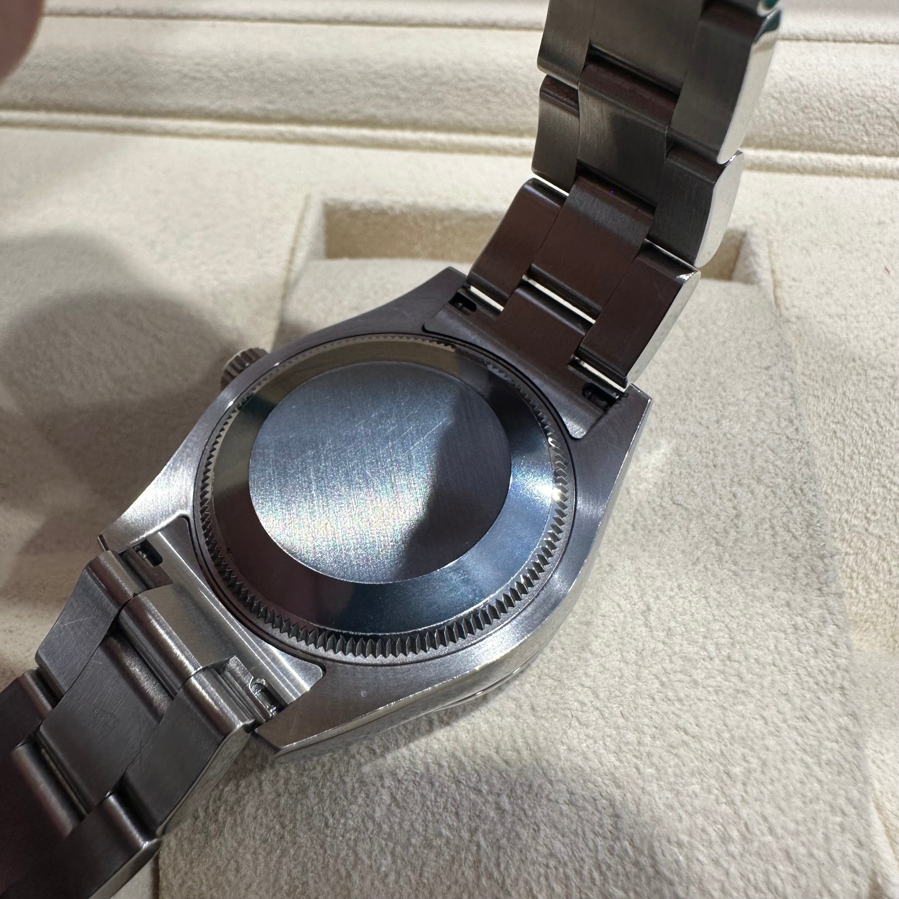 Rolex Mid Size Non-Date Stainless Steel Black Dial