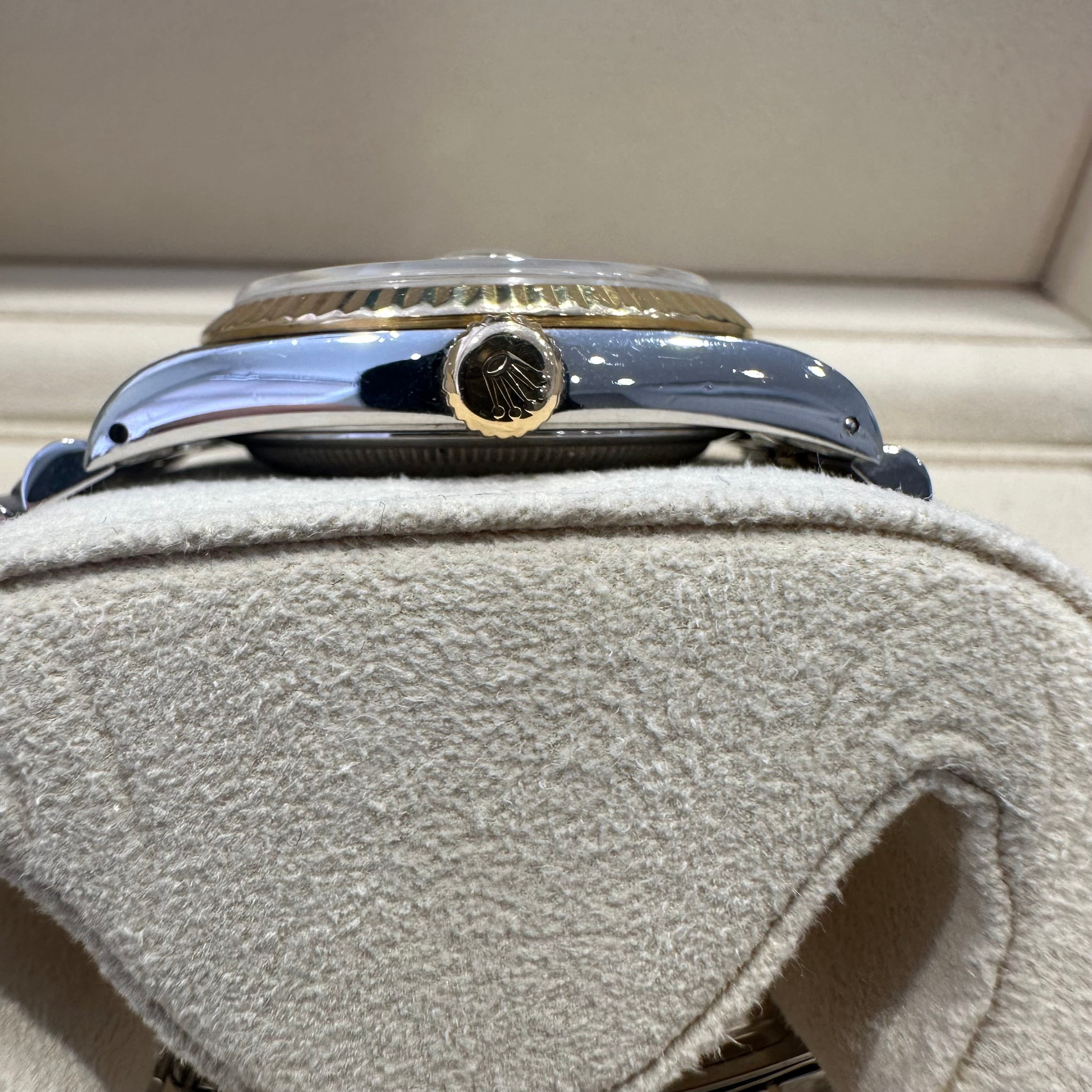 Rolex Gents Datejust Steel & Gold Champagne Dial, 1993, Box