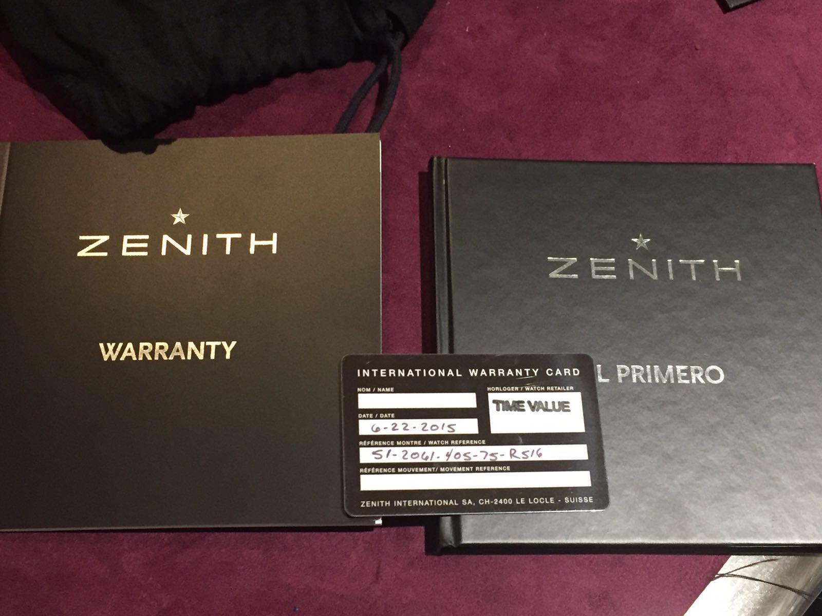 Zenith El Primero Stratos Flyback, 51.2061.405/75-R516, 2015