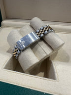Rolex Datejust Ladies Jubilee Steel & Gold Champagne Diamond Dot Dial
